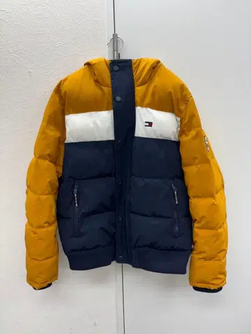 레어! 구택 Tommy Hilfiger 다운 자켓 머스타드 컬러