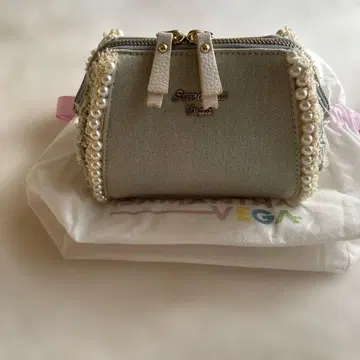 Samantha Vega 펄 장식 파우치 데님