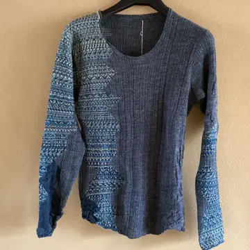 요건 레일 니트 스웨터