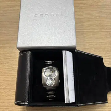 크로스 듀얼 타임 쿼츠 빈티지 워치 미사용