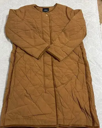 OandI 퀼팅 코트 브라운