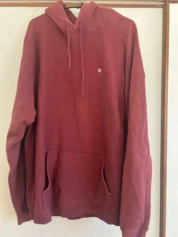 Champion Reverse Weave 후드티 M 빔즈 버건디