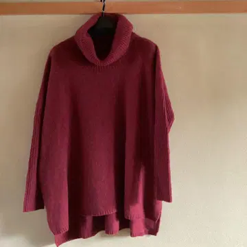 야크100% 터틀 스웨터