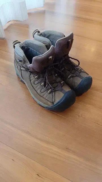 KEEN 등산 트레킹 슈즈 하이컷 브라운 27cm