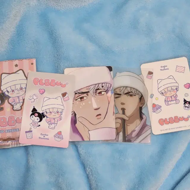플레이브 플뿌 포카앨범 은호 빨대포카 투명 포카 스티커 세트