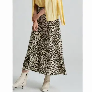 보르지 레오파드 스커트