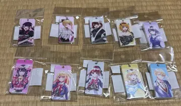 최애의 아이 쿠지메이트 온라인 복권 락밴드 아크릴 키링