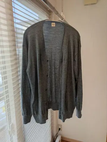 론 헤르만 블루 그레이 가디건 사이즈 M