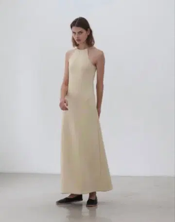 AURALEE 오라리 홀터넥 원피스