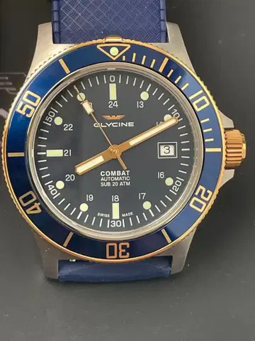 GLYCINE 그리신 컴뱃 서브 자동 와인딩 고급품