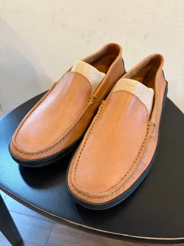 Tod'a 브라운 가죽 슬립온 데크 슈즈