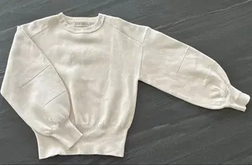 moussy DOUBLE FACE KNIT TOP