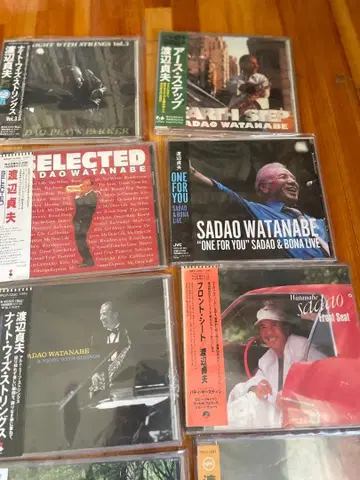 와타나베 사다오 CD 컬렉션 16장 sax 재즈