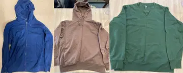 유니클로 맨투맨 3종 세트 XL