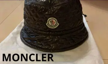 MONCLER 퀼팅 버킷햇 브라운 M 사이즈