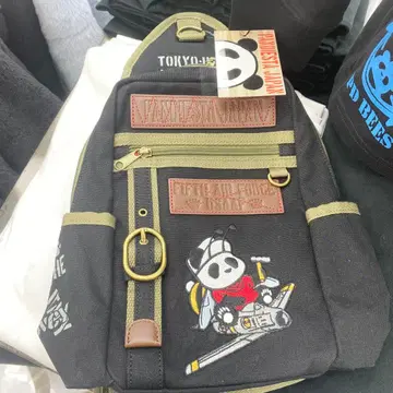 (4) PANDIESTA JAPAN  비행기 백 블랙