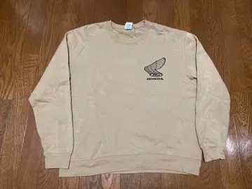 HONDA 다크 베이지 맨투맨 L