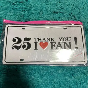 아무로 나미에 25 THANK YOU I FAN! 플레이트