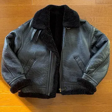 USA 80s 90s B-3 무스탕 자켓 양가죽 새상품급 빈티지