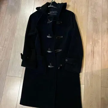 East Boy 블랙 더플 코트