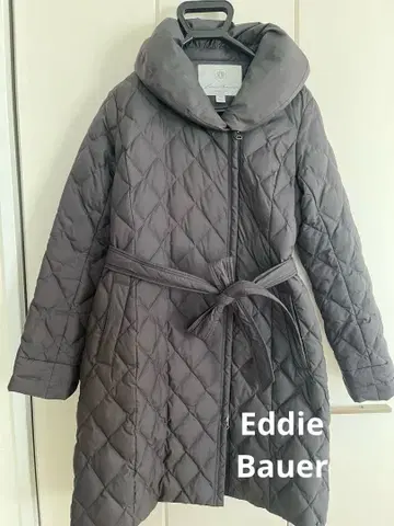 에디 바우어 퀼팅 다운 롱 코트