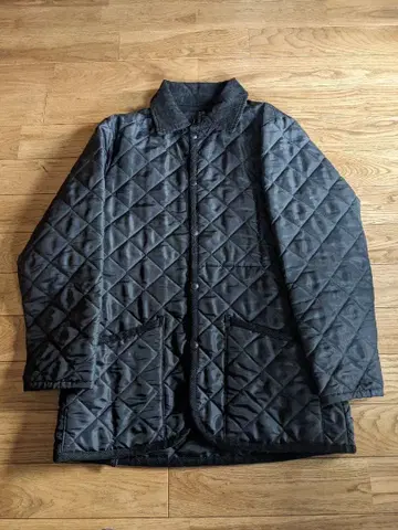 LAVENHAM (라벤햄) 블랙 퀼팅 자켓