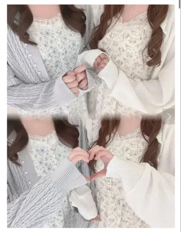 evelyn 에블린 프릴 볼레로 가디건