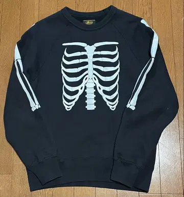 리얼맥코이 Buco 스컬 스켈레톤 디자인 트레이닝복