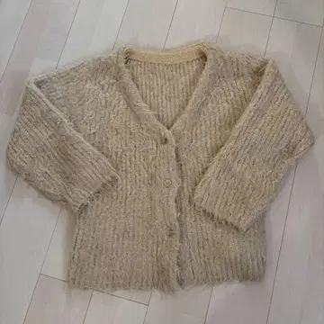 mystic 푸와푸와 니트 V넥 가디건