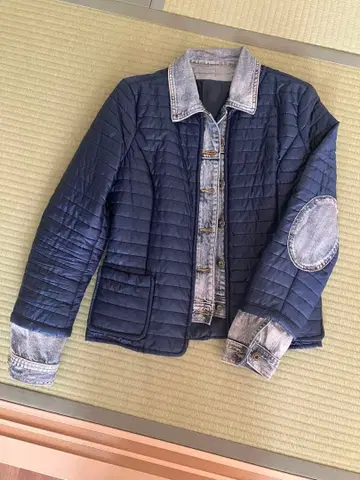 퀼팅 자켓 데님풍 이탈리아제