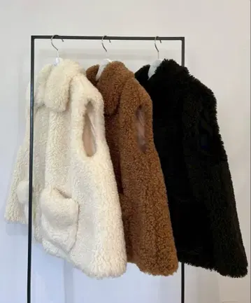 로지몬스터 RosyMonster bearly boa vest