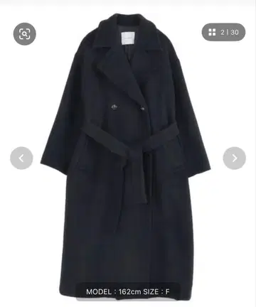 LAGUNAMOON 2WAY 컬러 롱 코트 블랙