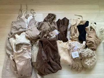 여성용 베이지 미색 묶음 판매 1