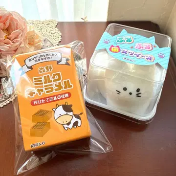 블룸 스퀴즈 밀크 캐러멜 푸루푸루 고양이 스퀴즈