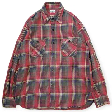 SUGAR CANE 슈가케인 체크 플란넬 셔츠 워크 셔츠 M