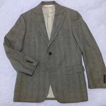 폴 스튜어트 글렌체크 패턴 테일러드 자켓