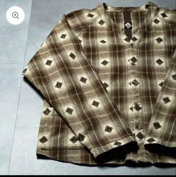 MAISON KINEMA Nordic shirt cardigan 키네마