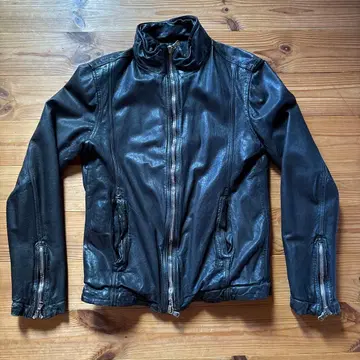 Lat 40.8 블랙 가죽 자켓 TATRAS