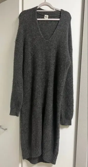 론 헤르만 울 그레이 니트 원피스