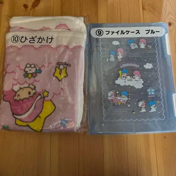 1번 복권 키키라라 무릎담요와 파일 케이스 세트