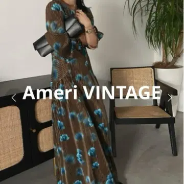 Ameri VINTAGE MILA VELOUR CUT DRESS M