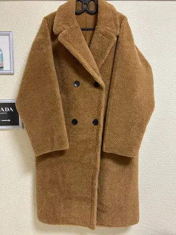 컨디션 최상 ROPE 브라운 더블 브레스트 무스탕 코트