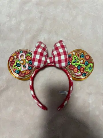 디즈니 피자 디자인 머리띠