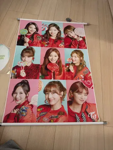 TWICE Candy Pop 태피스트리 대형 포스터 천 포스터