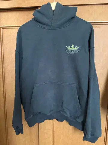 [인기] 9090 킹 로고 후디 '차콜블랙'