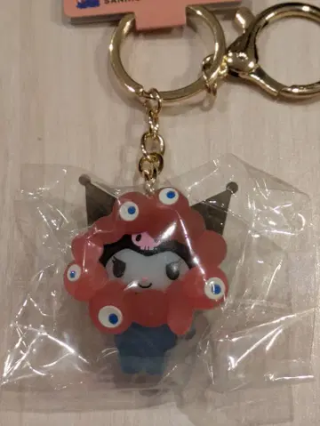 오사카 간사이 엑스포 입체 마스코트 클리어 컬러 키링 [ 쿠로미 ]