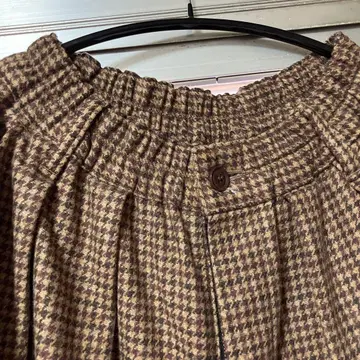 HARVESTY 하베스티 서커스 팬츠 울 체크