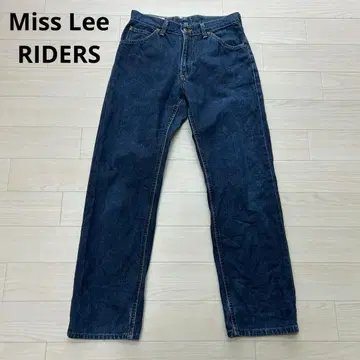 Miss Lee RIDERS 스트레이트 데님 팬츠 편측 일본제