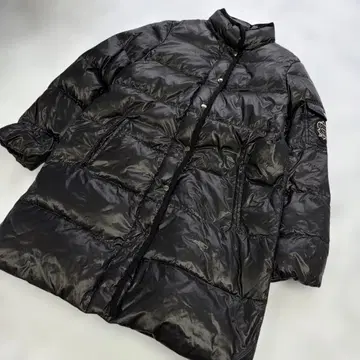 새상품급 LOUNIE 루니 롱다운 블랙 M