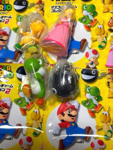 슈퍼 마리오 마스코트 참 컬렉션 2 4종 세트 판매